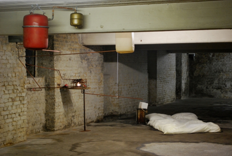 <p>Adrian Lohmüller<br />Die Braut spricht<br /><br />2009<br />Installation view<br />Cruise & Callas</p>