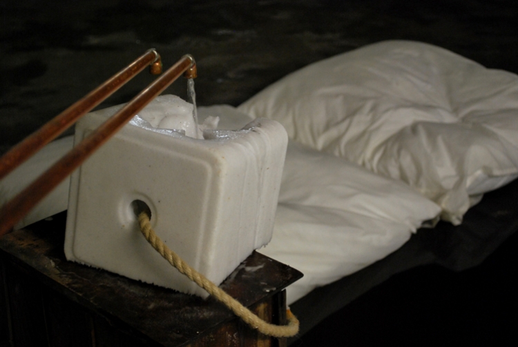 <p>Adrian Lohmüller<br />Die Braut spricht<br /><br />2009<br />Installation view<br />Cruise & Callas</p>