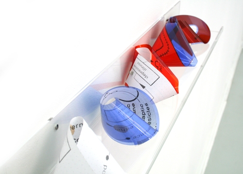 <p>emotional loopings (synthesis)</p><p> </p><p>2016<br />acrylic shelf, digital print on paper, light filter,<br />cosmetic foundation, magnets<br />6,3 x 60 x 10,5 cm</p>