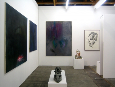 Cruise & Callas at Art Brussels, 2013. Works by Frauke Boggasch, Stefan Rinck, Chris Hammerlein and Sibylla Dumke