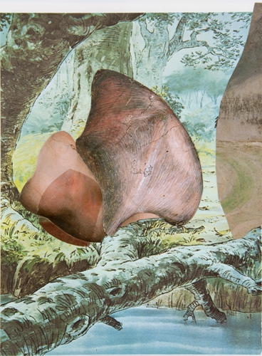 <p>Mädchen trifft Lunge</p><p>&nbsp;</p><p>2013<br />mixed media on paper<br />26,9 x 20 cm</p>