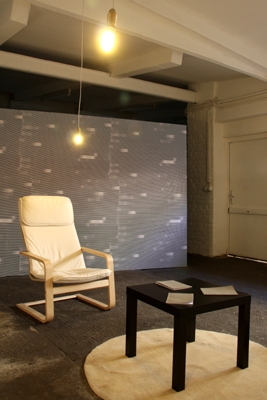 <p>PROPOSAL FOR MINDSCAPE (neuroAESTHETIC)<br /><br /><br />2011<br />Exhibition view<br />Cruise & Callas</p>