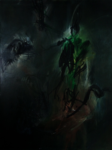 <p>o.T. (the Worldhood of the World, as such)</p><p> </p><p>2012<br />oil, graphite on canvas<br />200 x 150 cm</p>