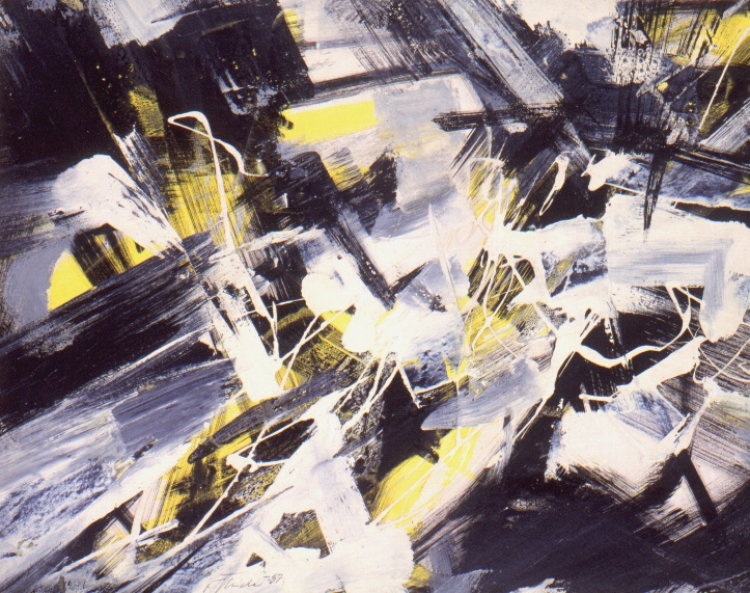 Fred Thieler<br /><br />Untitled, 1957<br />Mixed media on cardboard<br />50 x 64,5 cm<br />