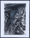 <p>H.R. Giger</p><p><br />Expanded Drawing Nr. 40, 1988<br />Wax, oil, wax pastell, litho chalk, pen on photocopy<br />42 x 29,7 cm</p>