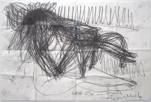 <p>Untitled</p><p> </p><p>2014</p><p>pencil and wax crayon on paper<br />99,5 x 149 cm</p>