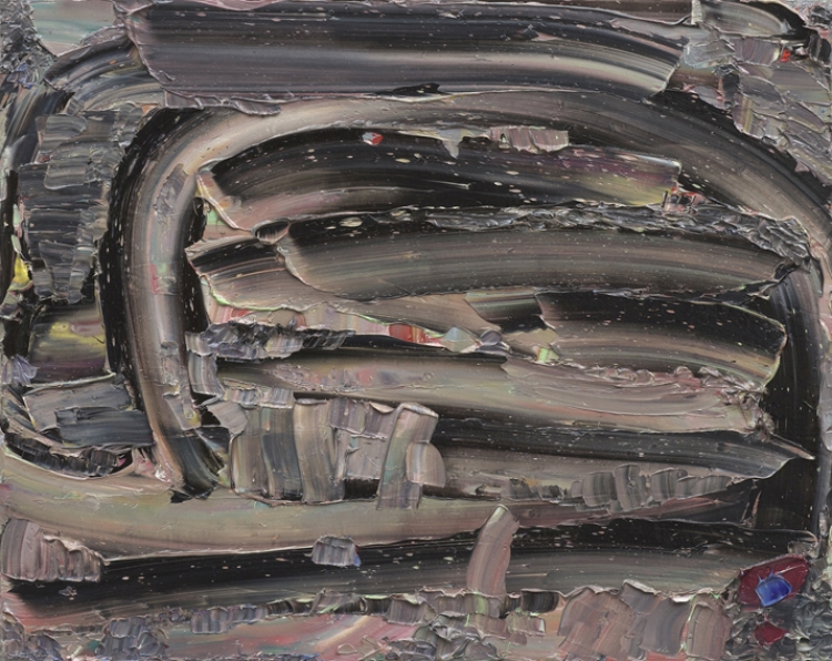 Helmut Dorner<br /><br />Schlußvorstellung Neapel, 2009<br />Oil on canvas<br />39 x 49,5 cm