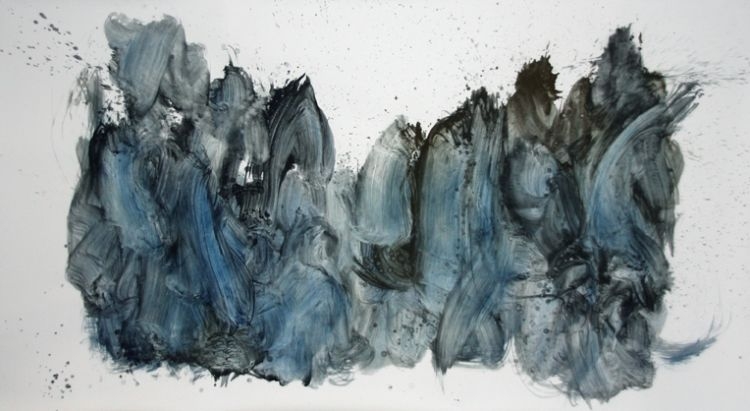 <p>Untitled<br /><br />2009 <br />Pigment on paper<br />150 x 270 cm <br />Cruise & Callas</p>