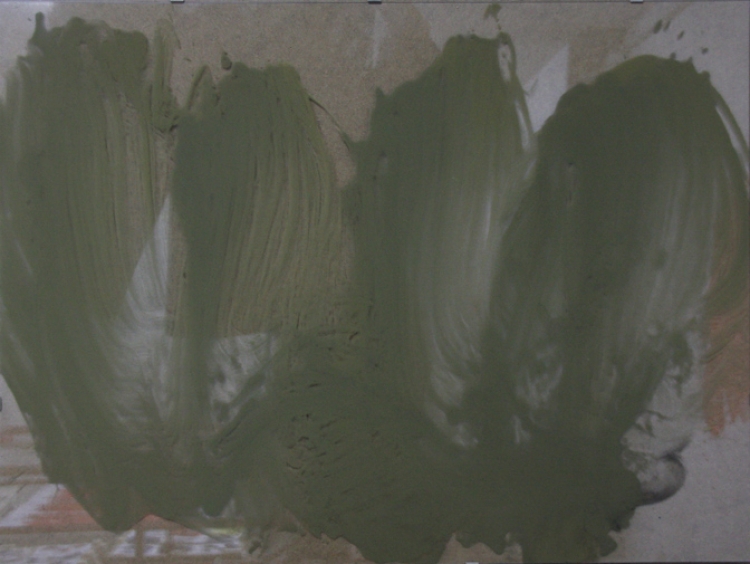 <p>Untitled<br /><br />2009<br />Pigment on glas<br />60 x 80 cm <br />Cruise & Callas</p>