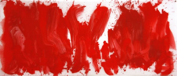 <p>Untitled<br /><br />2009<br />Pigment on paper<br />90 x 206 cm <br />Cruise & Callas</p>