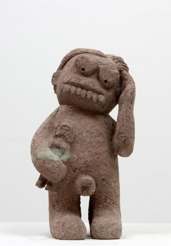 <p>Monster with Totem of Love</p><p> </p><p>2010<br />Sandstone<br />50 x 30 x 20 cm</p>