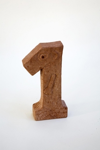<p>Hard to be No 1</p><p> </p><p>2010<br />Sandstone<br />36 x 21 x 7 cm</p>