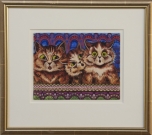 <p>Louis Wain</p><p><br />They sang with sweetness, ca. 1934<br />Gouache on paper, framed<br />35,5 x 39,5 cm</p>